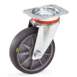 Wheel castor wheel