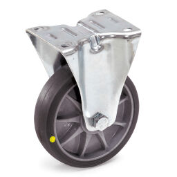 Wheel rigit wheel Ø 125 mm Version:  Ø 125 mm.  L: 105, W: 80, H: 165 (mm). Article code: 8571472