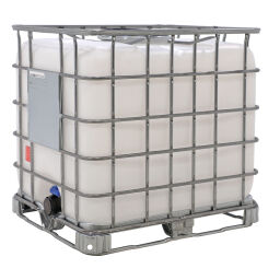 IBC container fluid container 1000 ltr Custom built.  L: 1200, W: 1000, H: 1150 (mm). Article code: 99-035-SP-400
