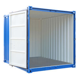 Materiaalcontainer 10 ft blauw