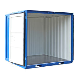 Container materiaalcontainer 6 ft Verhuur.  L: 1980, B: 1970, H: 1910 (mm). Artikelcode: H99STA-6FT-02HB