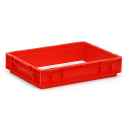 Stacking box plastic accessories moulded rail