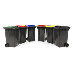 Minicontainer Afval en reiniging partij aanbieding.  L: 725, B: 570, H: 1050 (mm). Artikelcode: 99-447-240-S1