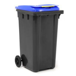Mülltonne  Abfall und Reinigung Mini-Container mit Scharnierdeckel.  L: 725, B: 580, H: 1080 (mm). Artikelcode: 99-447-240-W