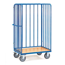 Furniture roll container Roll cage package trolley 2 side walls 1 long wall Version:  2 side walls 1 long wall.  L: 1370, W: 830, H: 1800 (mm). Article code: 858383-1