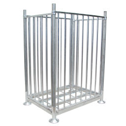 Accessoires pour racks empilables parois latéral démontable