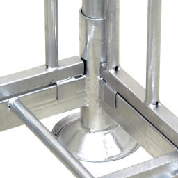 Accessoires pour racks empilables parois latéral démontable