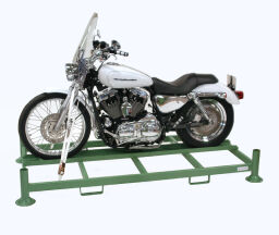 Rungenpaletten mobiles Gestell für Motorräder