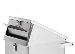 Transportkisten Aluminium Kisten Zubehör Entsorgungsbehälter Aufsatz.  Artikelcode: 9045007010