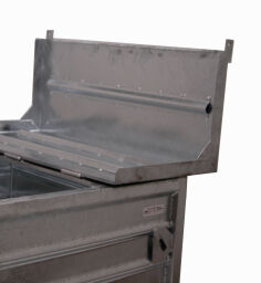 Stacking box steel fixed construction stacking box with lid Custom built.  L: 1200, W: 1000, H: 920 (mm). Article code: 91000-02