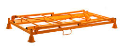 Tyre storage stackable and foldable vertical load