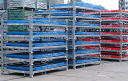Tyre storage stackable and foldable vertical load Custom built.  Article code: 92-00600-0004