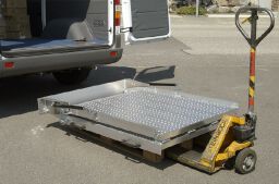 acces ramps access ramp foldable aluminium Custom built Height difference:  50 - 80 cm.  L: 1800, W: 1050, H: 980 (mm). Article code: 8608101106