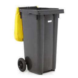 Mülltonne  Abfall und Reinigung Mini-Container mit Scharnierdeckel.  L: 550, B: 480, H: 930 (mm). Artikelcode: 99-447-120-L