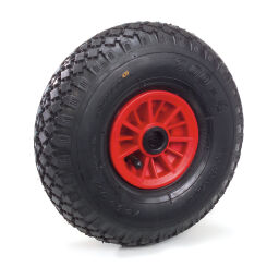 Wheel air tire Ø 260 mm Version:  Ø 260 mm.  L: 260, W: 85,  (mm). Article code: 8570103