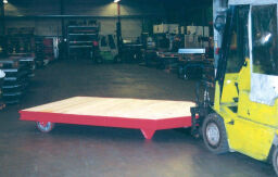 Industrie aanhanger heftruck tendersysteem stabiele profielraamconstructie