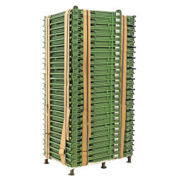 pallet stacking frames foldable construction stackable 1 flap at 1 long side.  L: 1200, W: 800, H: 800 (mm). Article code: 64608081N
