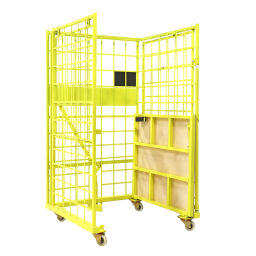 Anti-Diebstahl Rollbehälter anti-diefstal rolcontainer L-Gestell, nestbar