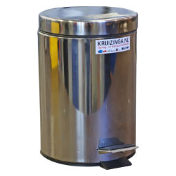 Gebrauchte Abfallbehälter Abfall und Reinigung Mülltonne aus Stahl B-Qualität, mit Schäden Inhalt (Ltr):  3.  L: 170, B: 170, H: 260 (mm). Artikelcode: 8290447GB