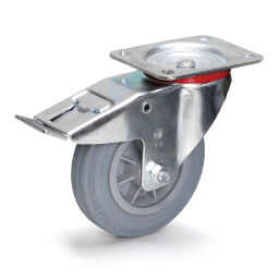Lenkrollen Lenkrolle mit Feststeller Ø 160 mm