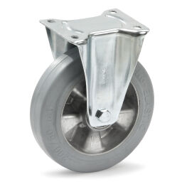 Roulettes et roues roue fixes Ø 200 mm Exécution:  Ø 200 mm.  L: 200, L: 135, H: 237 (mm). Code d’article: 8571274