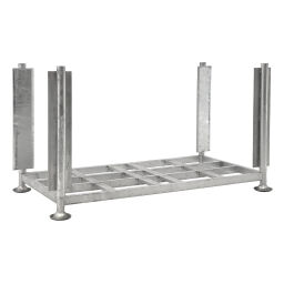 Stacking rack mobile storage rack basis incl. stanchions 60.3