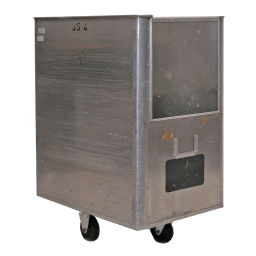 Transport trolleys Aluminium Boxes warehouse trolley stackable used.  L: 1080, W: 700, H: 1430 (mm). Article code: 99-4383GB