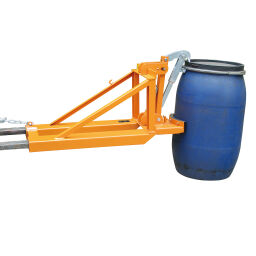 Drum Handling Equipment drum lifter for 1x 200 litre drum with lid.  L: 1285, W: 585, H: 810 (mm). Article code: 47RS-1-D-91-V