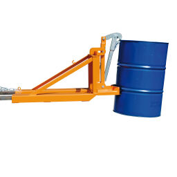 Drum Handling Equipment drum lifter for 1x 200 litre steel drum.  L: 1295, W: 585, H: 925 (mm). Article code: 47RS-1-M-V
