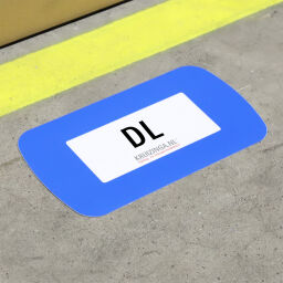 Floor marking and tape Safety and marking document holder DL self adhesive.  L: 335, W: 180,  (mm). Article code: 51FF-DLB
