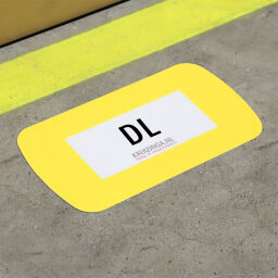 Floor marking and tape Safety and marking document holder DL self adhesive.  L: 335, W: 180,  (mm). Article code: 51FF-DLY