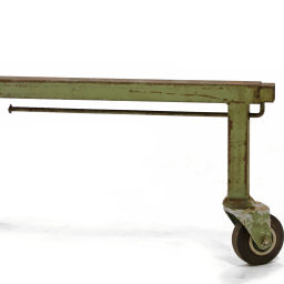 Gebrauchte Rollwagen Gebraucht Rollbehälter Polster-Elemente-Wagen A-Gestell, schachtelbar.  L: 2020, B: 750, H: 1150 (mm). Artikelcode: 98-1728GB