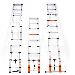 Ladders Trap ladder telescopisch soft close Breedte (mm):  450.  B: 450, H: 2630 (mm). Artikelcode: 97-7063650