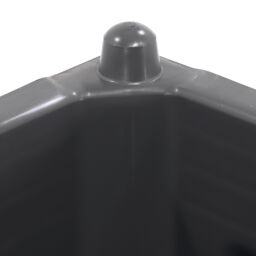 Boite de rangement plastique caisse palette avec plug robinet à boisseau sphérique