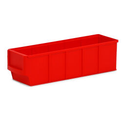 Storage bin plastic with label holder stackable 38-IB30-01D