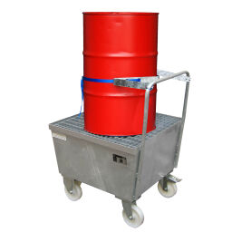 Bac de rétention mobile pour 1 x 200 l fût
