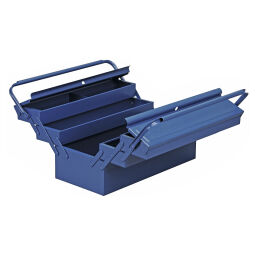 Transportkoffer Werkzeug Box mit 5 Fächer.  L: 450, B: 220, H: 220 (mm). Artikelcode: 56490611
