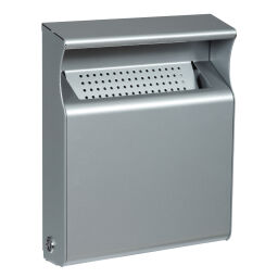Ashtray and litter bin Waste and cleaning wall mounted ashtray with stub out grid Volume (ltr):  2.  L: 230, W: 60, H: 280 (mm). Article code: 8256438