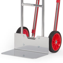 Aluminium handtruck Fetra light alu hand truck solid rubber tyres 250x60 mm