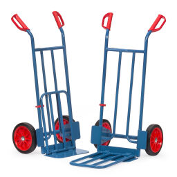 Sackkarren Stahl fetra Sackkarre Klappschaufel mit Vollgummi-Bereifung 250x60 mm