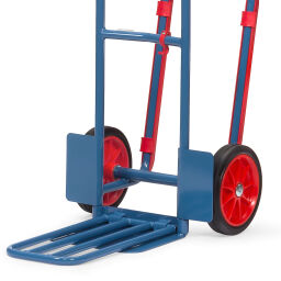 Stalen steekwagens fetra steekwagen opklapbare schep  met massief rubber banden 250x60 mm