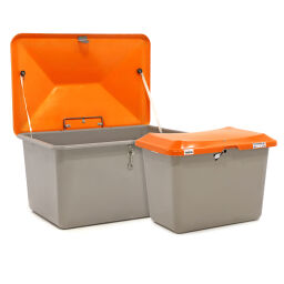 Snow clearing equipment Grit container 4 closed walls.  L: 1200, W: 800, H: 720 (mm). Article code: 48-7320