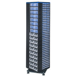 Cabinet rotating assortment cabinet with 282 drawers.  L: 445, W: 445, H: 1870 (mm). Article code: 56464670