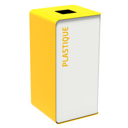 Waste and cleaning metal waste bin