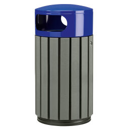 Outdoor waste bins Waste and cleaning steel waste pin with galvanized inner tray Volume (ltr):  40.  L: 420, W: 420, H: 800 (mm). Article code: 8257928
