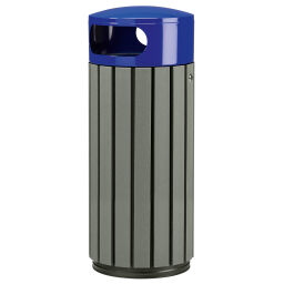 Outdoor waste bins Waste and cleaning steel waste pin with galvanized inner tray Volume (ltr):  60.  L: 420, W: 420, H: 1000 (mm). Article code: 8257929