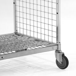 Used warehouse trolley order picking trolley with stairs / foldable