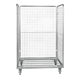 3-Sides Roll cage input gates Additional specifications:  nylon wheels.  L: 1200, W: 800, H: 1800 (mm). Article code: 712S3P1575