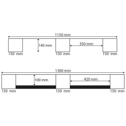 Stacking box plastic offers palletbox walls + floor perforated