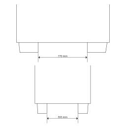 Gitterbox feste Konstruktion stapelbar 4 Wände.  L: 1240, B: 835, H: 530 (mm). Artikelcode: 99-240-500
